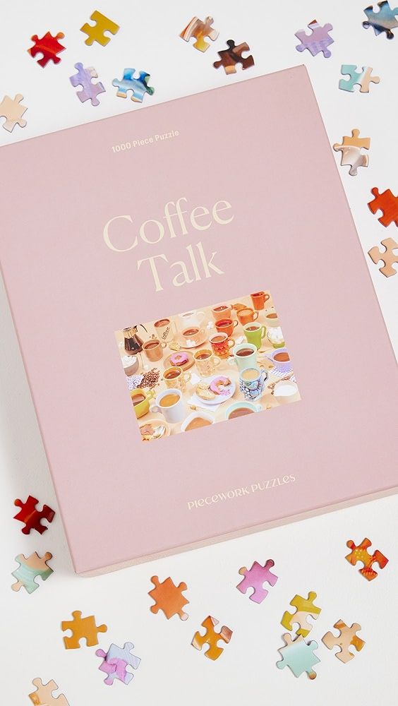 Piecework Puzzles Coffee Talk Puzzle | Shopbop | Shopbop
