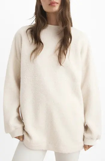 High Pile Fleece Lounge Top | Nordstrom
