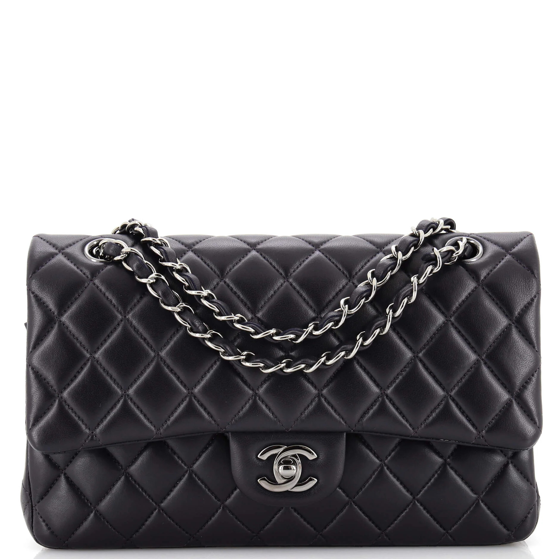 CHANEL Classic Double Flap Bag Quilted Lambskin Medium | Rebag