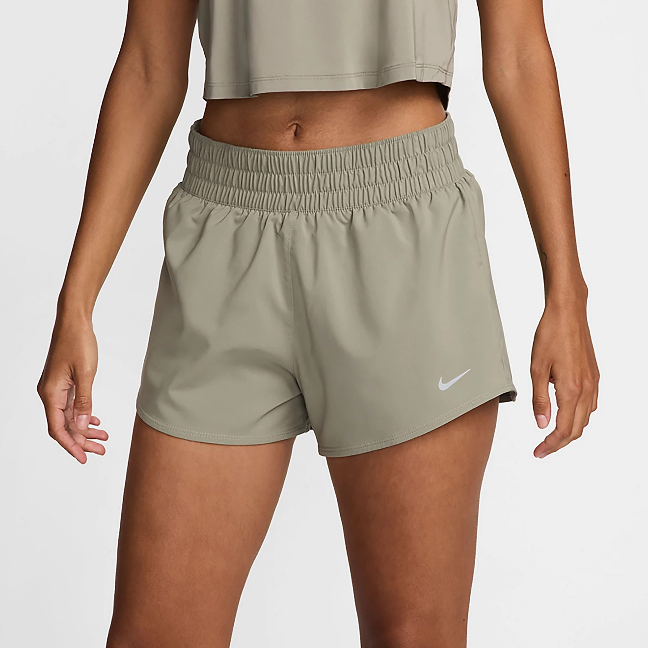 Nike Women's One Dri-FIT Mid-Rise Shorts 3in | Academy Sports + Outdoors