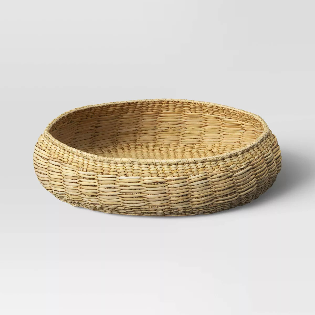 Ribbed Woven Tray Beige - Threshold™ | Target