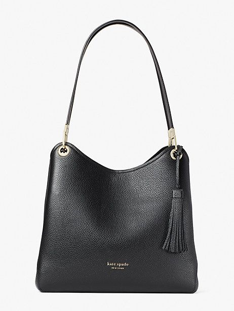 Kate Spade Loop Large Shoulder Bag, Black | Kate Spade (US)