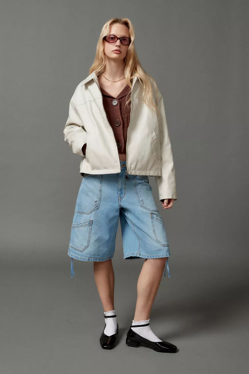 BDG Sasha Faux Leather Car Jacket | Urban Outfitters (US and RoW)