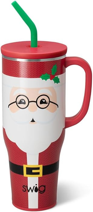 Swig Life 40oz Mega Mug, 40oz Tumbler with Handle and Straw, Extra Large Insulated Tumblers, Cup ... | Amazon (US)