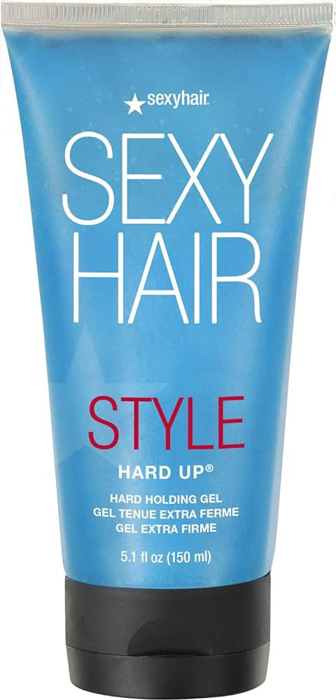 SexyHair Style Hard Up Hard Holding Gel | Extreme Hold | Non-Flaking Formula | All Hair Types | Amazon (US)