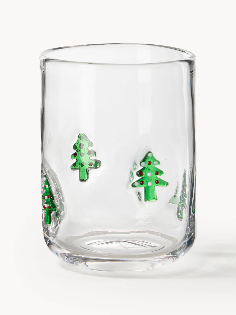 Set di 4 bicchieri in vetro soffiato Candy | Westwing EU