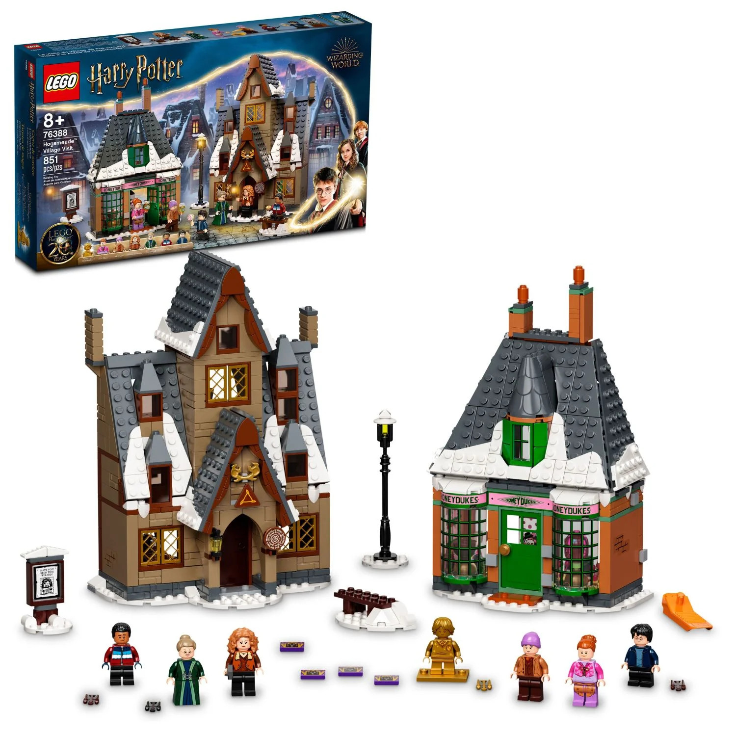 LEGO Harry Potter Hogsmeade Village Visit 76388 Building Toy for 8 Year Olds, 20th Anniversary Se... | Walmart (US)