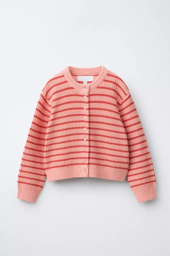 STRIPED CARDIGAN | Zara Canada