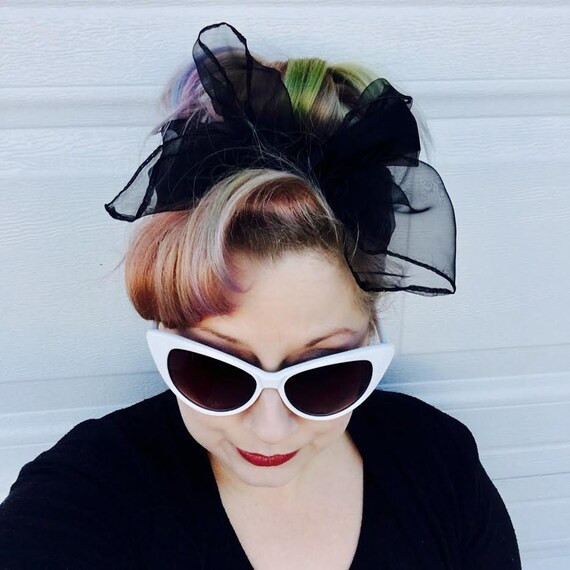 Pinup Hair Scarf - 13 Colors Available - 8 each or 3 for 20- Vintage Chiffon Scarf | Etsy (US)