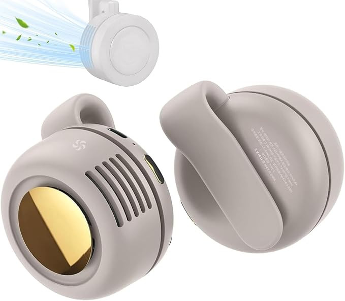 Portable Silent Bladeless Mini Fan, Portable Mini Clip On Fan for Shirt & Waist, Adjustable 3 Spe... | Amazon (US)