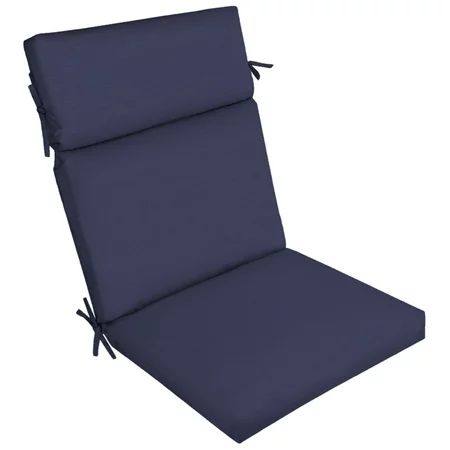 Better Homes & Gardens Navy 44 x 21 in. Outdoor Dining Chair Cushion with EnviroGuard | Walmart (US)