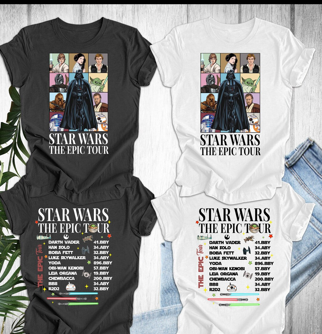Star Wars the Epic Tour Unisex Shirt, Star Wars Dart Vader Shirt, Vintage Star Wars the Era Tour ... | Etsy (US)