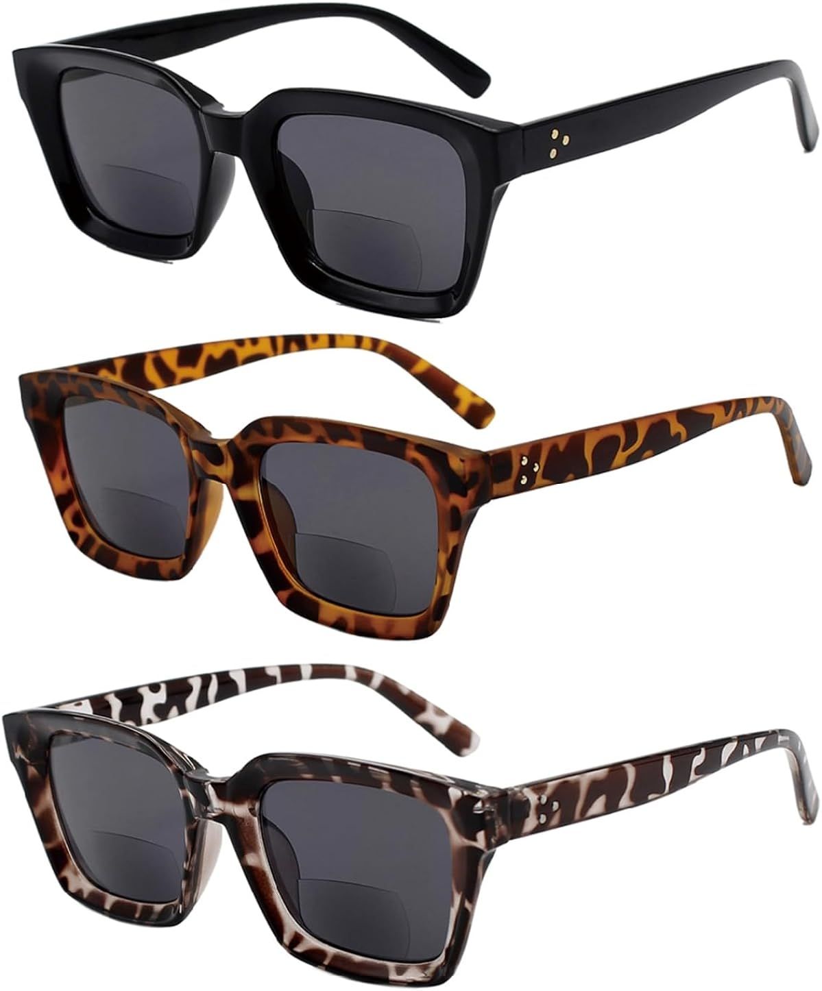 Yogo Vision Bifocal Reading Sunglasses Women-Classic Trendy Retro Sun Protection Outdoors Readers... | Amazon (US)