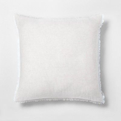 Raw Edge Cross Dyed Throw Pillow - Hearth & Hand™ with Magnolia | Target