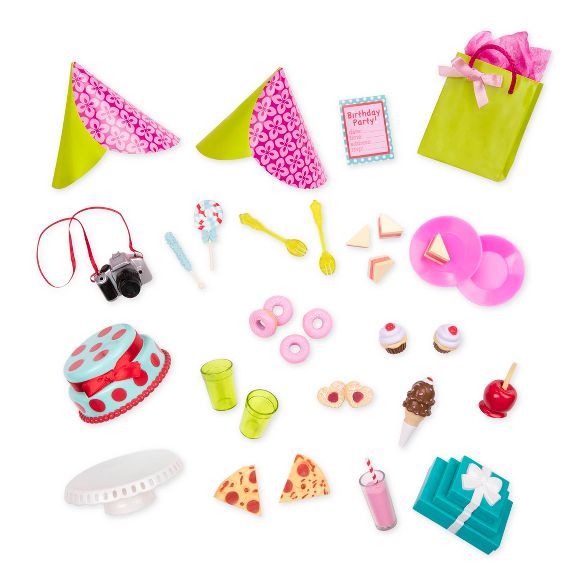 Our Generation R.S.Be.Me Party Planning Birthday Party Accessory Set for 18&#34; Dolls | Target
