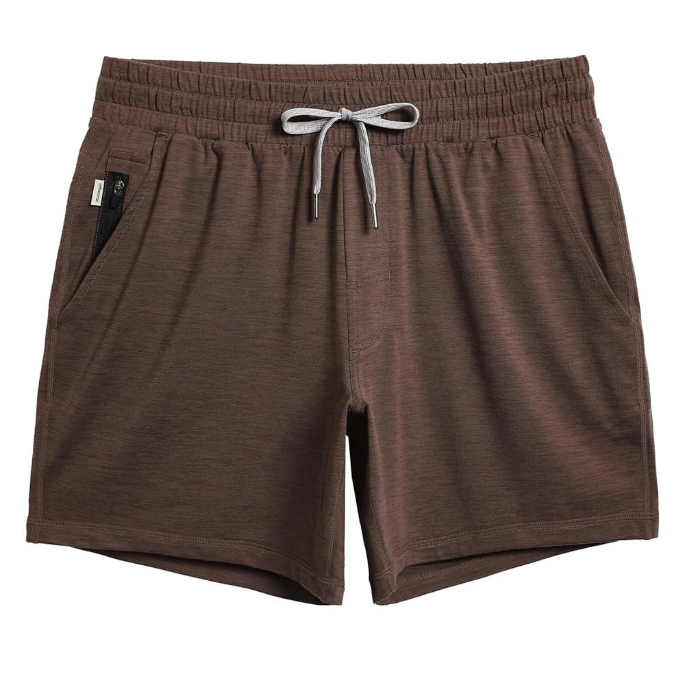 maamgic Mens Workout Shorts 5" Short Shorts Soft Stretch Running Gym Athletic Shorts with Zip Poc... | Amazon (US)