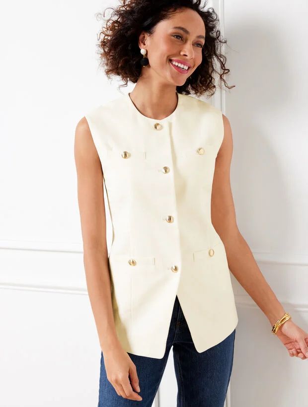 Textured Vest | Talbots