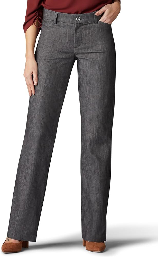 Lee Women's Ultra Lux Comfort with Flex Motion Trouser Pant | Amazon (US)