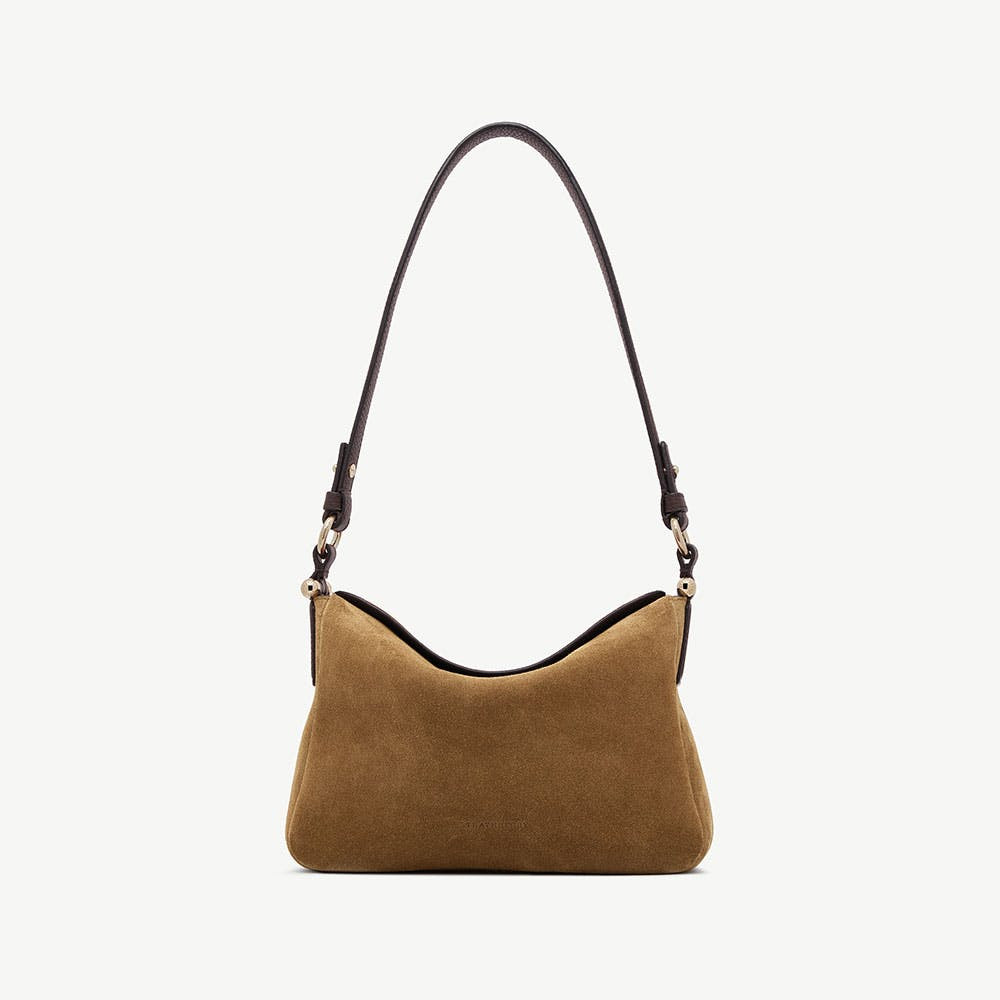 Sway - Toffee Suede/Espresso | Strathberry | Strathberry