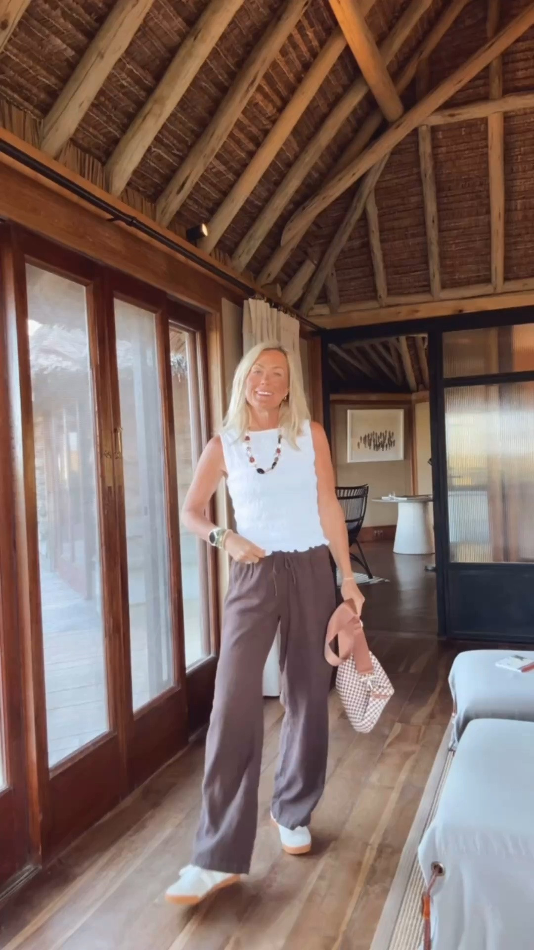 #ootd on safari in Africa 
Tank: small
Pants: XS

#LTKootd #LTKTravel #LTKOver40