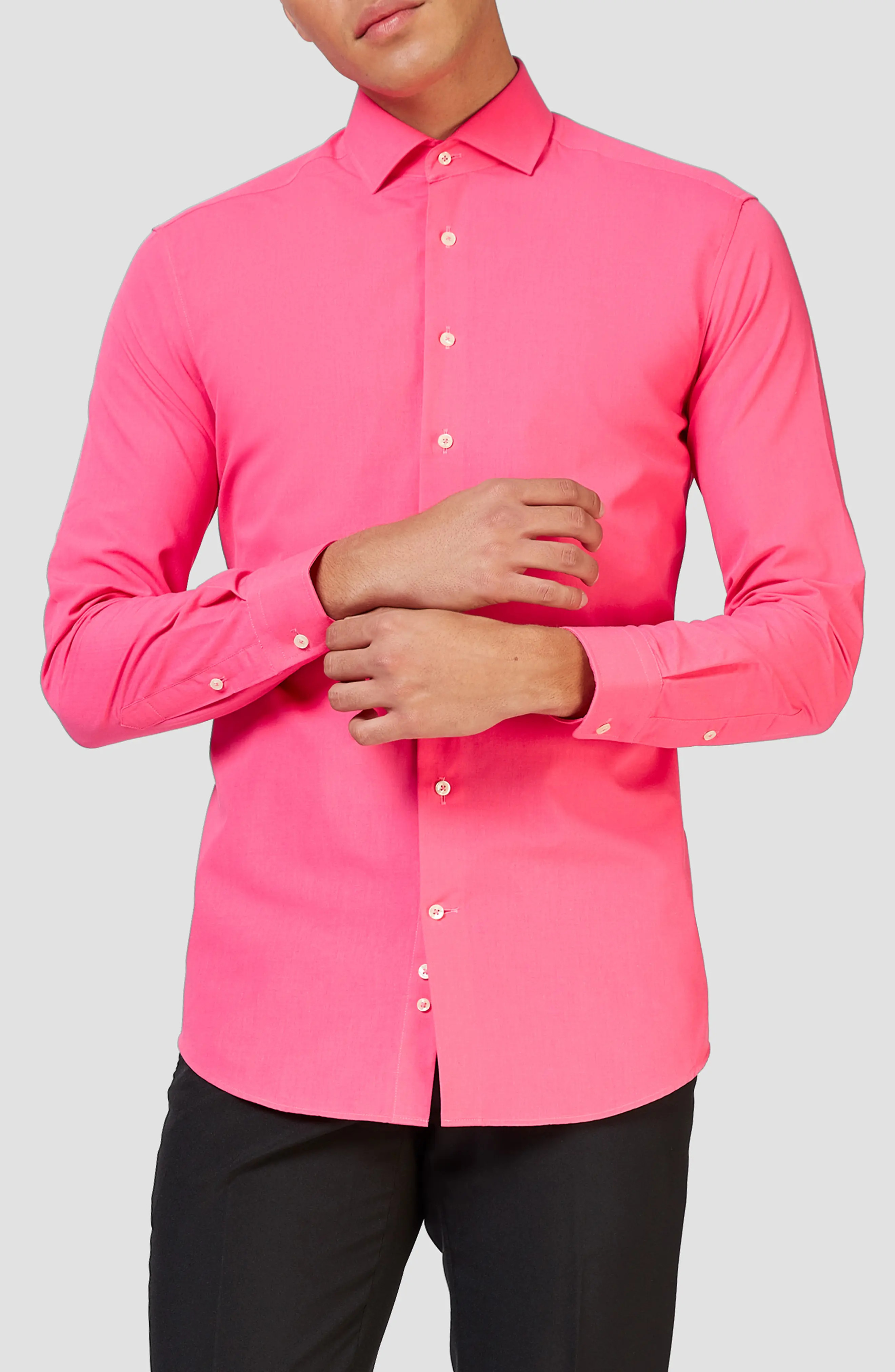 OppoSuits Mr. Pink Modern Tailored Fit Wrinkle Resistant Button-Up Shirt (Men) | Nordstrom | Nordstrom