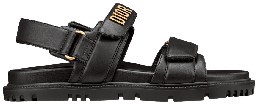Buy Dior Wmns Dioract Sandal 'Black Gold' - KCQ547LAB S900 | GOAT | GOAT