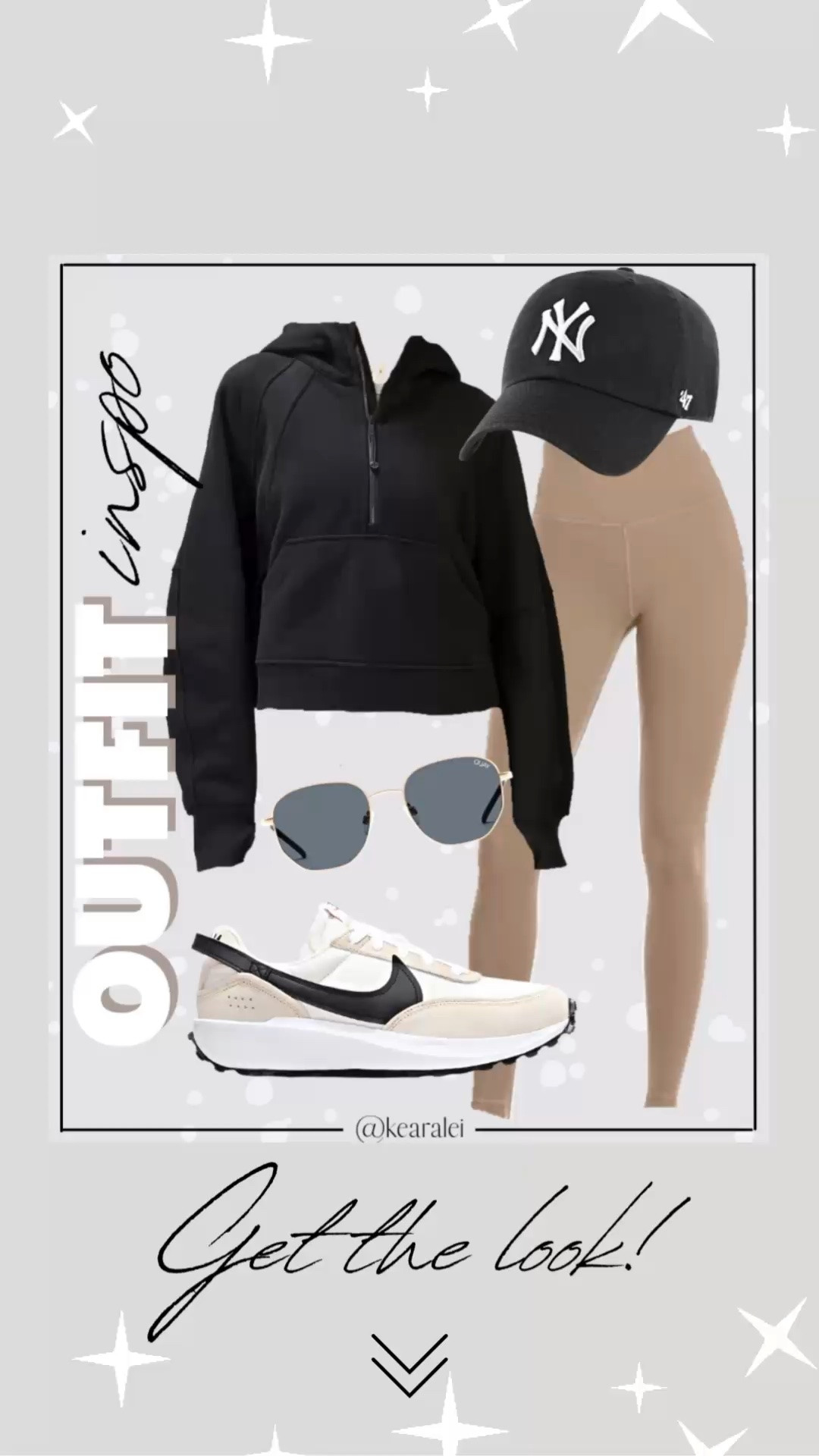 Lululemon activewear fall outfits athleisure outfit neutral outfits workout travel outfit exercise leggings black scuba half zip funnel neck sweatshirt Amazon fashion tan brown align leggings Nike waffle tan beige white black sneakers black Nike baseball hat cap CRZ yoga chunky gold hoops earrings quay aviator sunglasses || #amazon #athletic #exercise #workout #leggings #lululemon #nike #freepeople #sneakers #neutrals
.
.
.

Fitness Wear, Activewear, exercise outfit, workout leggings, sports bra, Lulu lemon, free people motion active athleisure
.

Amazon fashion, teacher outfits, business casual, casual outfits, neutrals, street style, Midi skirt, Maxi Dress, Swimsuit, Bikini, Travel, skinny Jeans, Puffer Jackets, Concert Outfits, Cocktail Dresses, Sweater dress, Sweaters, cardigans Fleece Pullovers, hoodies, button-downs, Oversized Sweatshirts, Jeans, High Waisted Leggings, dresses, joggers, fall Fashion, winter fashion, leather jacket, Sherpa jackets, Deals, shacket, Plaid Shirt Jackets, apple watch bands, lounge set, Date Night Outfits, Vacation outfits, Mom jeans, shorts, sunglasses, Disney outfits, Romper, jumpsuit, Airport outfits, biker shorts, Weekender bag, plus size fashion, Stanley cup tumbler
.
Target, Abercrombie and fitch, Amazon, Shein, Nordstrom, H&M, forever 21, forever21, Walmart, asos, Nordstrom rack, Nike, adidas, Vans, Quay, Tarte, Sephora, lululemon, free people, j crew jcrew factory, old navy

#LTKootd #LTKfitnessgoals #LTKSeasonal