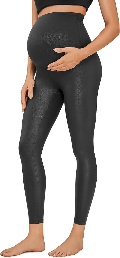 CRZ YOGA Womens Butterluxe Maternity Leggings Over The Belly 25" - Buttery Soft Workout Activewea... | Amazon (US)