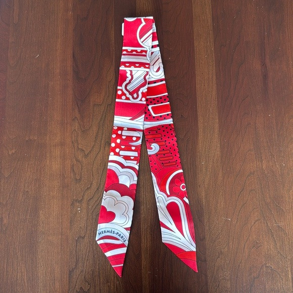 Hermes Silk Faubourg Rainbow Twilly | Poshmark