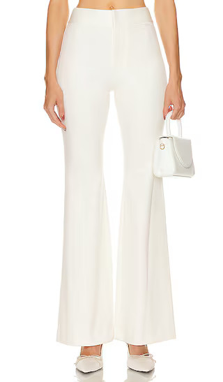 Deanna High Rise Boot Pant in Ecru | Revolve Clothing (Global)