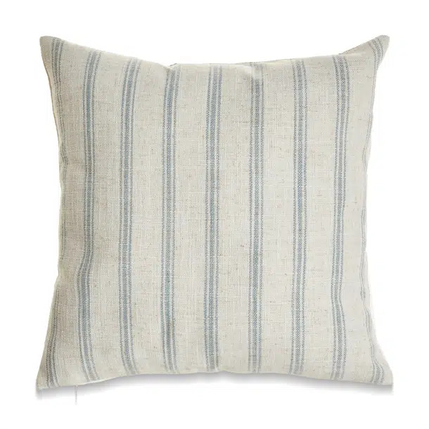 French Stripe Striped Linen Reversible Pillow Cover (Set of 2) | Wayfair North America