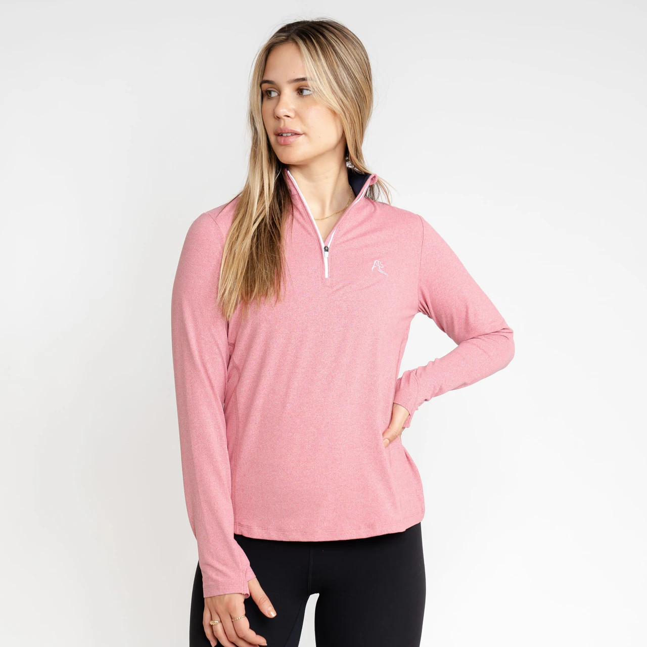 The Heather Performance Q-Zip | RHOBACK