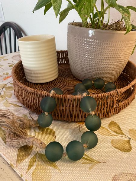 Refresh your home with Kohls new Home Launch! Shop the candle, green glass beads, and ratan tray here!

#LTKhome #LTKSeasonal