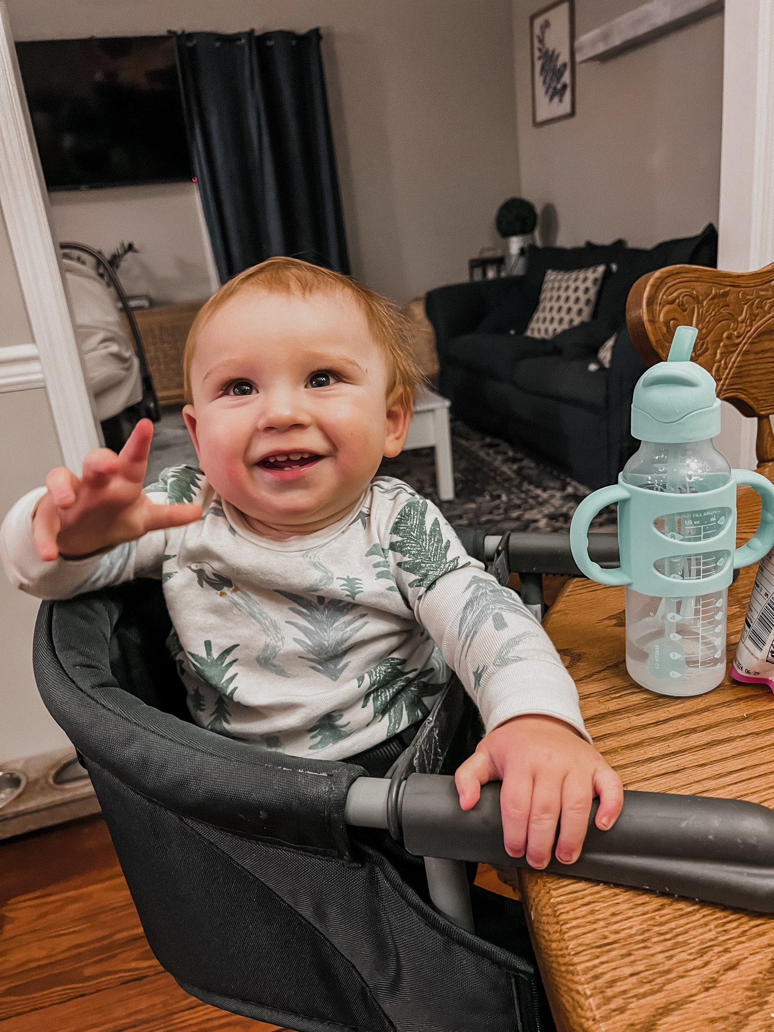We love this portable high chair that attaches to our table and counters so Wes feels like a part of the dinner table. We’ve taken it to restaurants, my in laws and so many places. We use it more than the high chair and is definitely a must have 🙌🏻 

#LTKbaby #LTKfamily #LTKkids