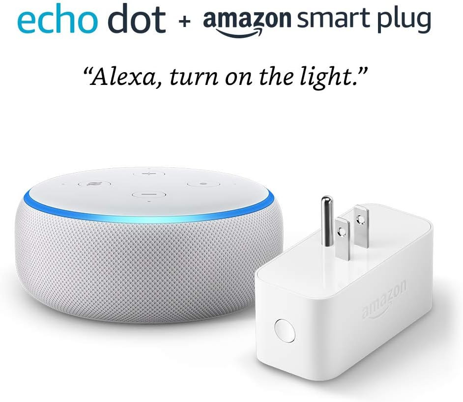 Echo Dot (3rd Gen) bundle with Amazon Smart Plug - Sandstone | Amazon (US)
