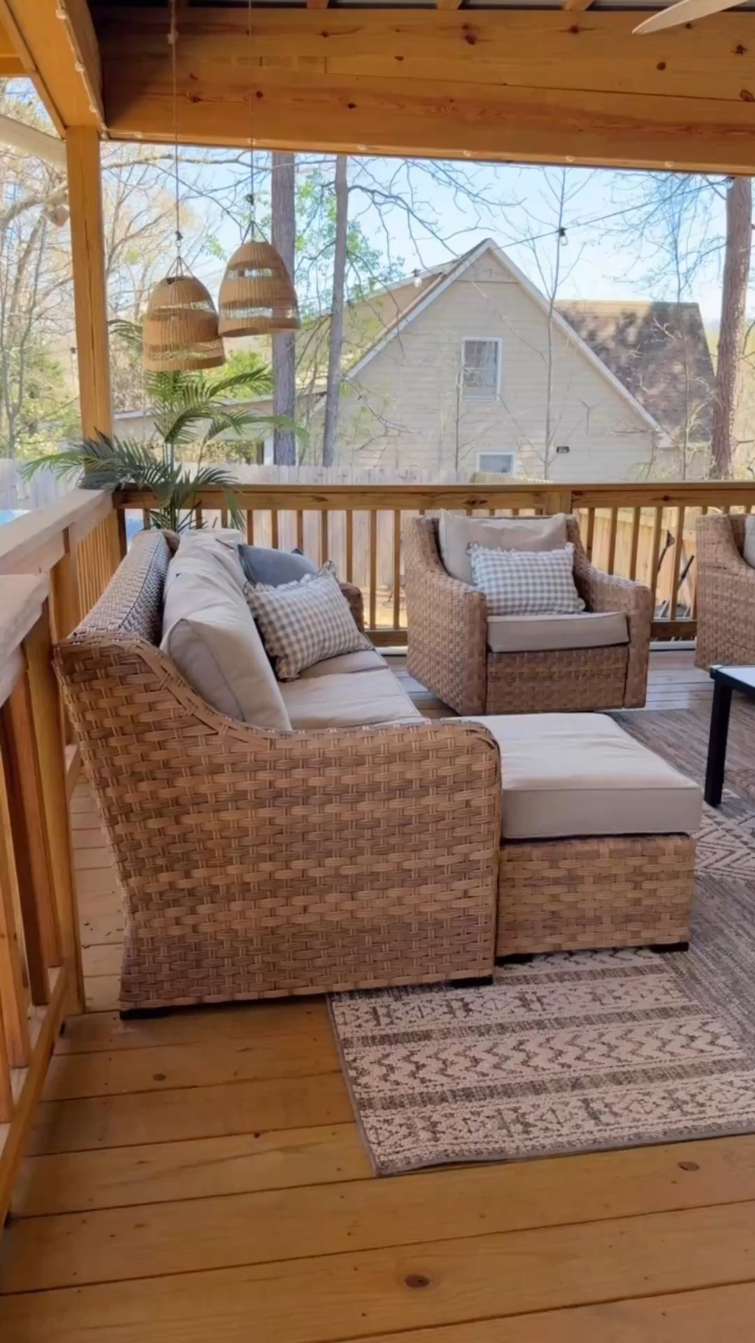 My outdoor future set…this will be my 4th season with this set and we still love it!

The chairs glide + swivel 360 °
Pretreated with Scotchguard 
Comes with covers 

I have the set, second sofa, square coffee table and ottomans

 it all sells out quick every year! 

#LTKSeasonal #LTKStyleTip #LTKHome