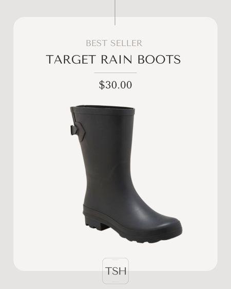 These cuteTarget rain boots were a best-seller!
Boots
Target
Fall boots

#LTKshoecrush #LTKSeasonal #LTKunder50