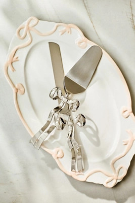 Benedita Bow Ceramic Stoneware Platter | Anthropologie (US)