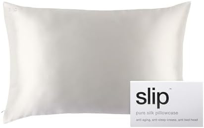 slip The Original Queen Pure Silk Pillow Case - 100% Pure 22 Momme Mulberry Silk - Queen Size Sta... | Amazon (US)