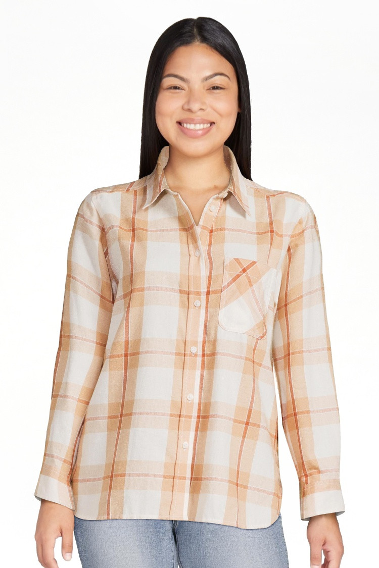 Time and Tru Women's Flannel Shirt | Walmart (US)