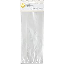 Wilton Clear Treat Party Bags, 4 x 9.5 in., 50 Pack | Amazon (US)
