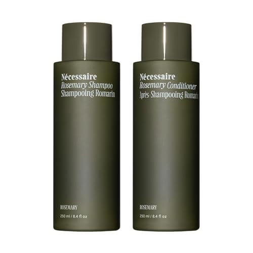 Nécessaire Rosemary Hair Duo | Multi-Protein Strengthening Rosemary Shampoo and Conditioner Set For Thinning Hair. For Women + Men. Free Of Sulfates. Color-Safe. 250 ml / 8.4 oz | Amazon (US)