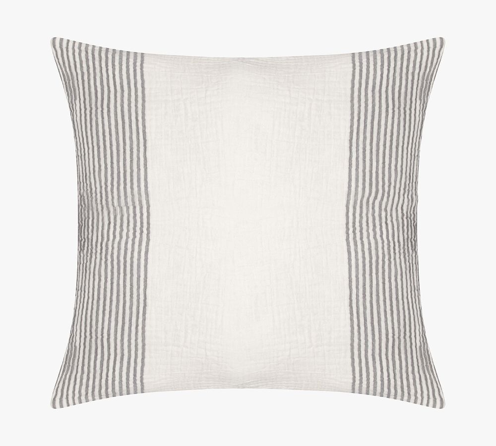 Hanlee Turkish Cotton Striped Pillow | Pottery Barn (US)
