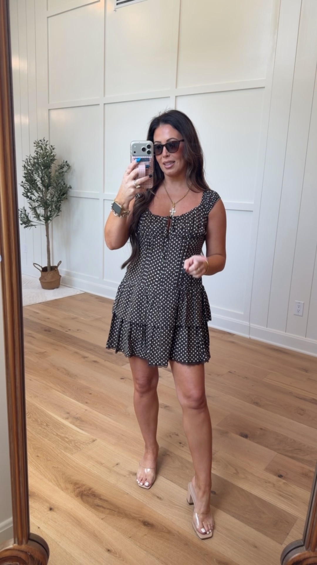 The cutest Target dress 🤎 I cannot get over the brown with the white polka dots… so easy, so flattering, and perfect for spring + summer! @Target 

#LTKSeasonal #LTKmomlife #LTKOver40