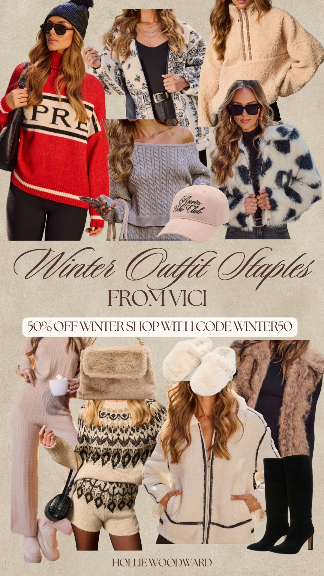 the cutest winter staples are on sale today for 50% off with code winter50 ❄️ 

 #LTKHoliday #LTKSeasonal #LTKSaleAlert