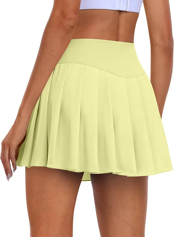 ANRABESS Pleated Tennis Skirt for Women with Shorts High Waisted Athletic Workout Golf Skirts Cas... | Amazon (US)