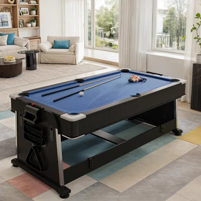 79''x44'' 4-in-1 Multi-Function Pool Table | Wayfair North America