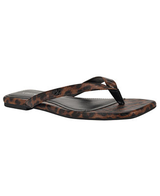 Calvin Klein Women's Stelea Flat Thong Sandals - Macy's | Macy's