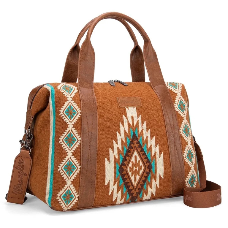 Wrangler Duffel Bag for Women Large Travel Weekender Bag Designer Tapestry Carry On Bags, Tapestr... | Walmart (US)