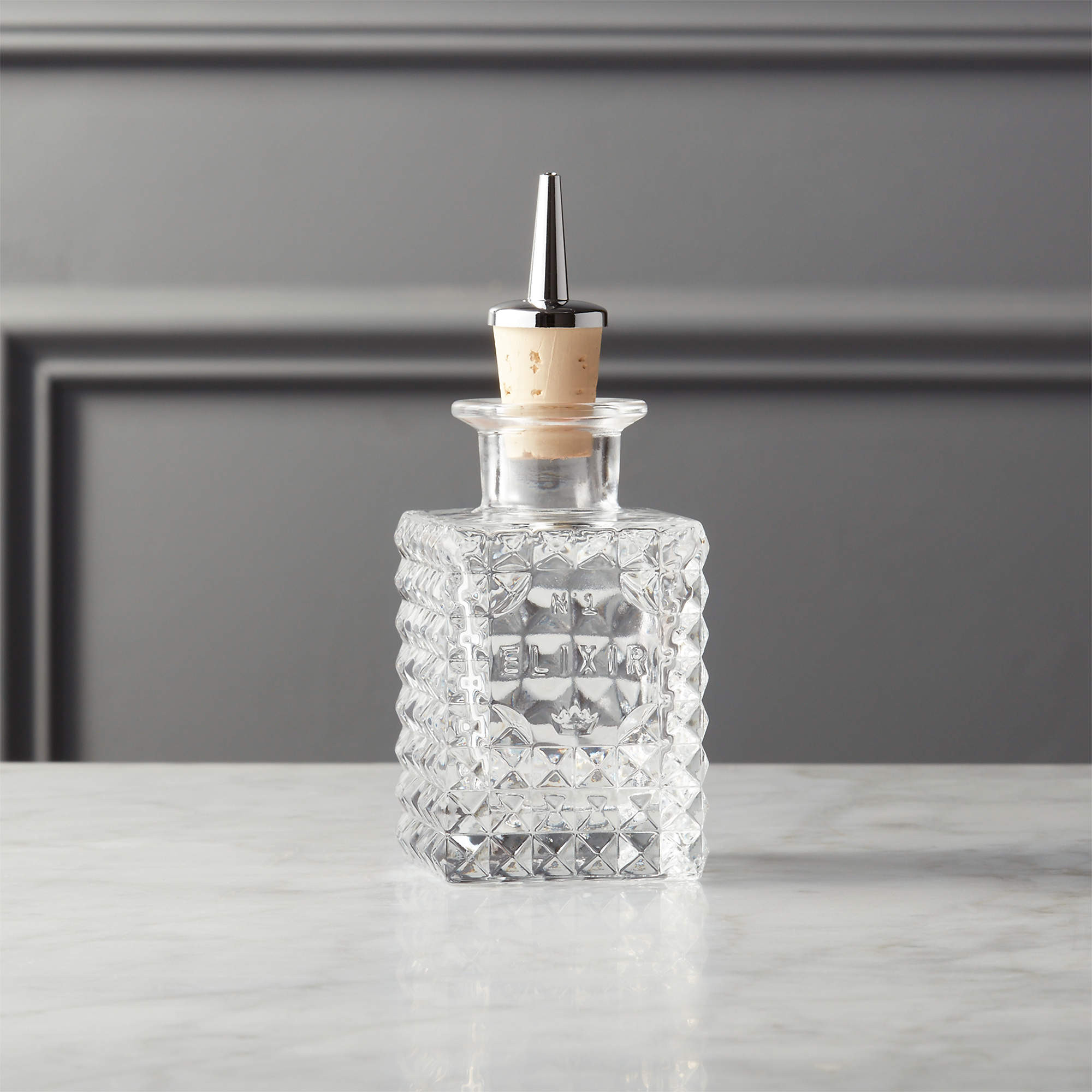 Potion Glass Elixir Bottle + Reviews | CB2 | CB2
